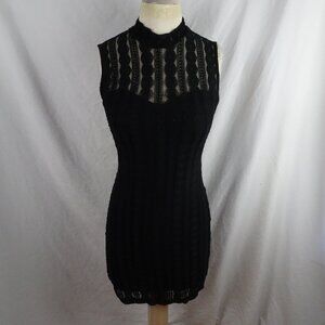 Forever 21 Women Black Lace Dress Size L